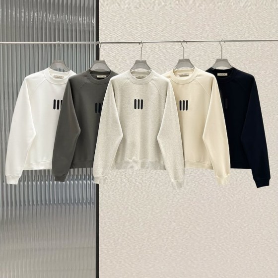 Fear of God Essentials Three-Stripe Logo Crewneck Sweatshirt